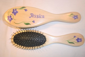 personalised hairbrush